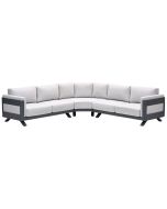 Medellin loungebank 3-delig - donker grijs