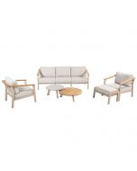 Olivia loungeset 6-delig - latte
