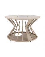 Cosilumia loungetafel met verlichting Ø 70 x 41 cm sandy beige