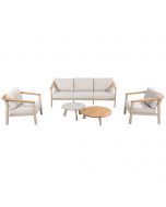 Olivia loungeset 5-delig - latte