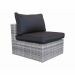 Carlo lounge midden element - licht grijs