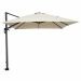 Hawaii zweefparasol 300x300 cm - frame carbon black - doek ecru