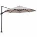 Hawaii zweefparasol Ø350 cm - frame carbon black - doek zand