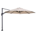 Hawaii zweefparasol Ø350 cm - frame carbon black - doek ecru