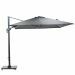Hawaii Big Pole telescopic zweefparasol 300x400 cm - zwart