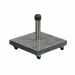 Eureka granieten parasolvoet 60 kg - space grey