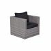 Lyon loungestoel - reflex black