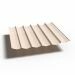 Harmonica schaduwdoek - breed 290 cm lang 400 cm - Gebroken Wit