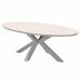 Tulli tuintafel 220 x 115 x H75 cm ovaal - light teak vironwood