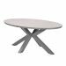 Tulli tuintafel 180 x 115 x H75 cm ovaal - light teak vironwood