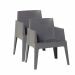 Box tuinstoel &#039;the original&#039; antraciet - 2 stuks