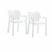 Diva tuinstoel wit - 2 stuks