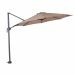 Hawaii S zweefparasol Ø300 cm - frame donker grijs - doek taupe