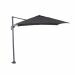 Hawaii S zweefparasol 250x250 cm - frame donker grijs - doek zwart