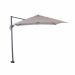 Hawaii S zweefparasol 250x250 cm - frame donker grijs - doek zand