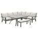 Camilo lounge dining set 6-delig - desert sand