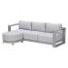 Malakka loungebank chaise longue - taupe