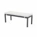 Tarera sportbank 120x45 cm - donker grijs