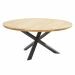 Prado tuintafel Ø 160 cm - teak - antraciet