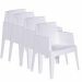 Box tuinstoel &#039;the original&#039; wit - 4 stuks