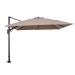 Hawaii zweefparasol 300 x 300 cm - frame carbon black - taupe doek