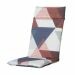 Kussen hoog 50x120 universeel Triangle blue
