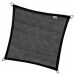 Coolfit schaduwdoek vierkant 5.0x5.0 m - zwart