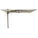 Braga zweefparasol 355x300 cm - mellow champagne olefin - teakhoutlook frame