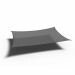 Coolfit schaduwdoek rechthoek 300 x 500 cm - Antraciet