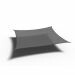 Coolfit schaduwdoek vierkant 500 x 500 cm - Antraciet
