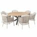 Puccini tuinset 7-delig - Prado tuintafel antraciet Ø160 cm