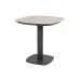 Manolo bistro tuintafel 75x75 cm keramiek - antraciet