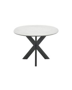 Berlijn ovale tuintafel 220 x 110 cm - pearl grey