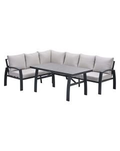 Cameron lounge dining set 3-delig links - desert sand
