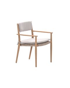 Lily tuinstoel - light teak