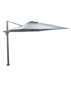 Hawaii Big Pole telescopic zweefparasol 300x400 cm - donker grijs