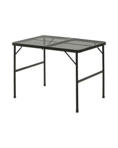 Greccio inklapbare kampeertafel mesh black - 90 x 60 x 66,5 cm