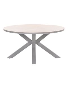 Tulli tuintafel Ø148 cm - light teak vironwood