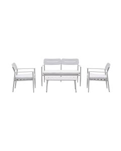 Joss loungeset 4-delig - taupe