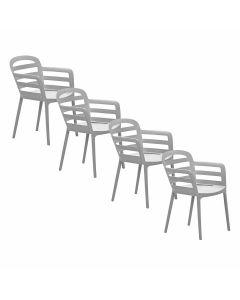Mira tuinstoel olijf - 4 stuks