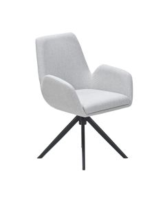 Amalia tuinstoel draaibaar - donker grijs - valley sand