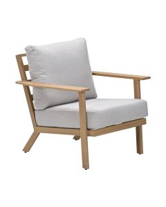 Ariana loungestoel - light teak look