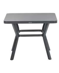 Mina dining tuintafel 90x90xH71 - donker grijs
