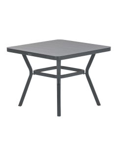 Mina dining tuintafel 90x90xH71 - donker grijs