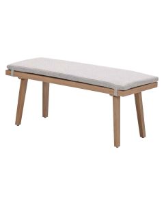 San Mauro sportbank 110x41 cm - light teak look