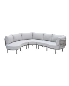 Algarve lounge dining set 3-delig - taupe