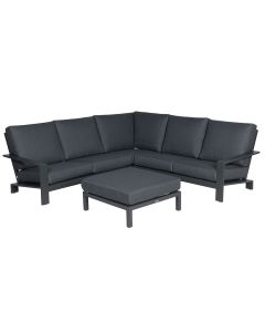 Coba loungeset 4-delig - donker grijs