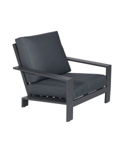 Coba loungestoel - donker grijs