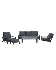 Coba loungeset 5-delig - donker grijs