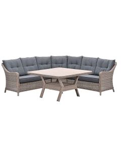 Nova lounge dining set 4-delig - mystic grey